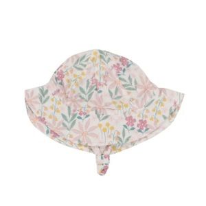 Angel Dear Sunhat Pinwheel Floral Size 0-6 Months NWT